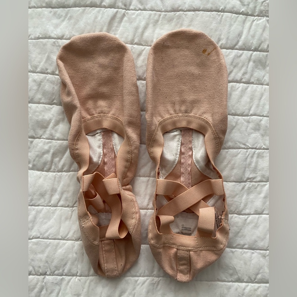 Bloch Pro Elastic Canvas Pink Ballet Shoes - Picture 3 of 8